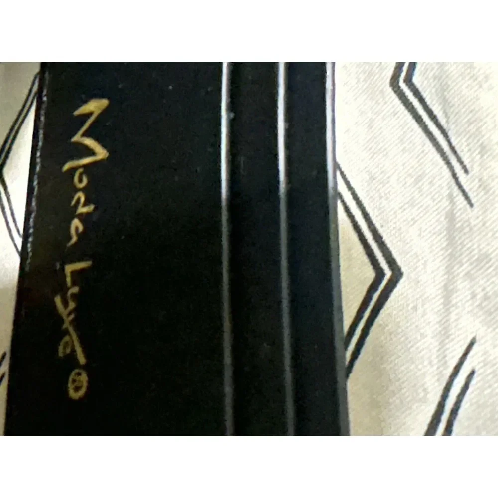 Moda Luxe Braided Leather Strap Boho Shoulder Bag Black Handbag Purse NWOT‎